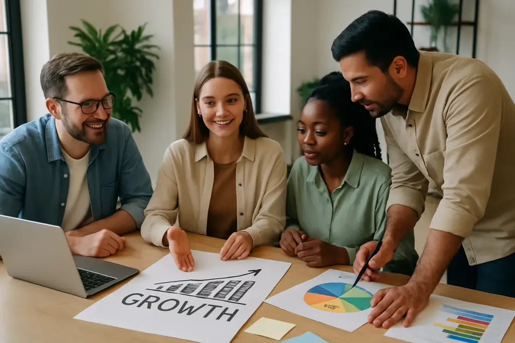 growth strategy session at work